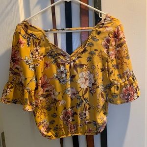 Small flowery blouse